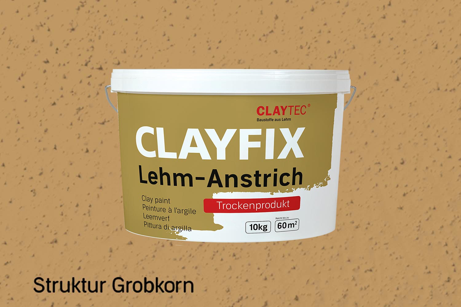 Claytec Clayfix Lehm-Anstrich Grobkorn