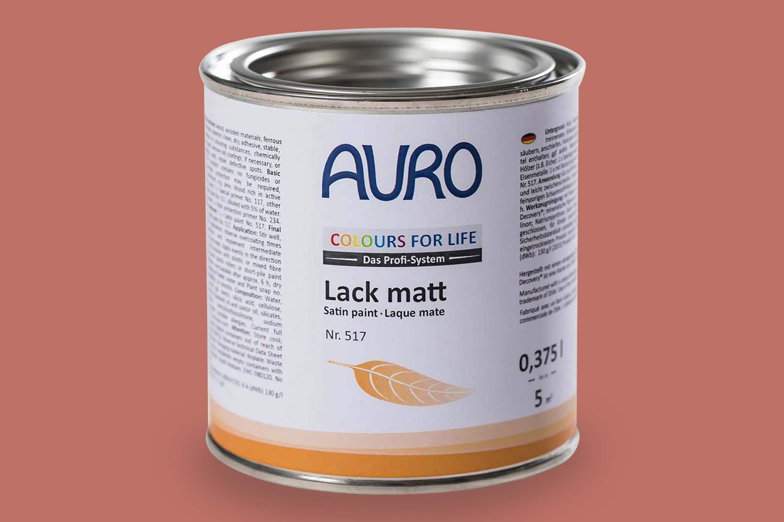 Auro Lack matt Nr. 517 Rottöne Colours for Life