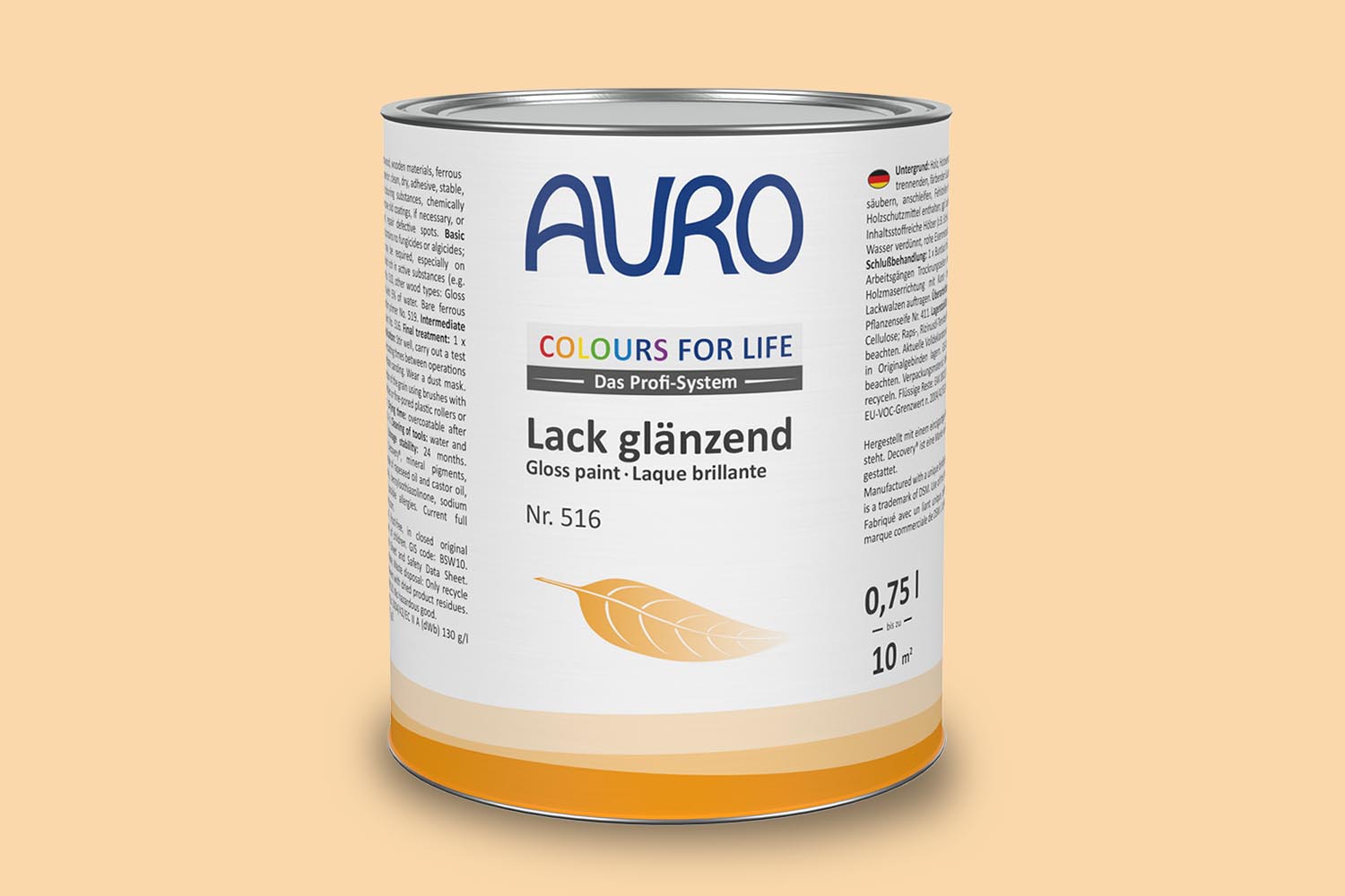Auro Lack glänzend Nr. 516 Orangetöne Colours for Life