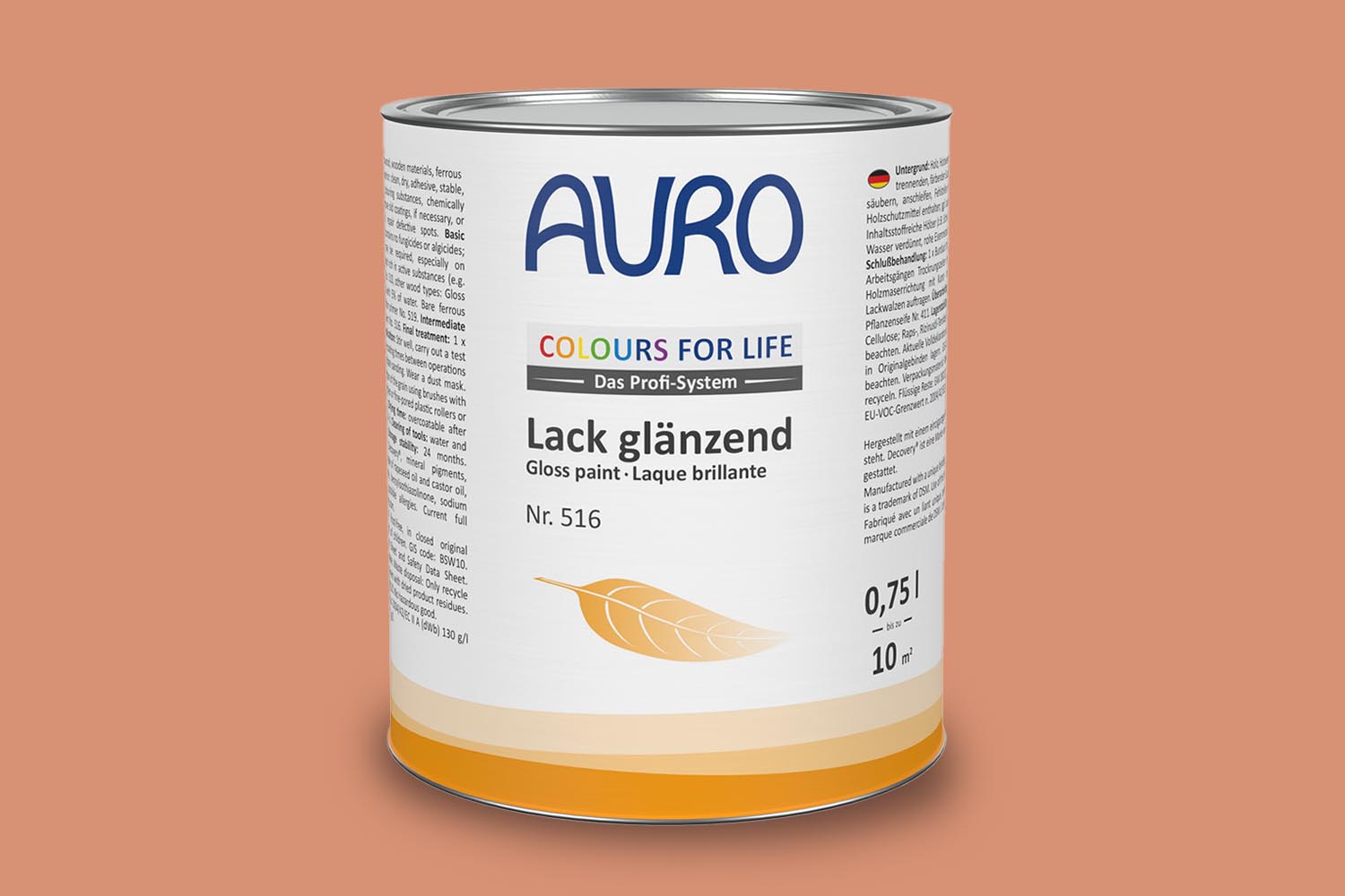 Auro Lack glänzend Nr. 516 Orangetöne Colours for Life