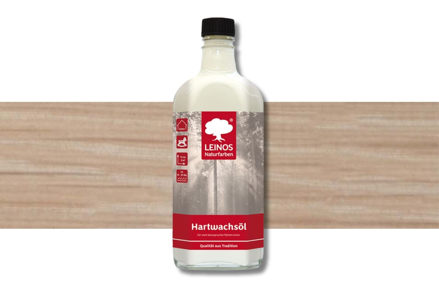 Leinos Hartwachsöl 290 Doppelweiß