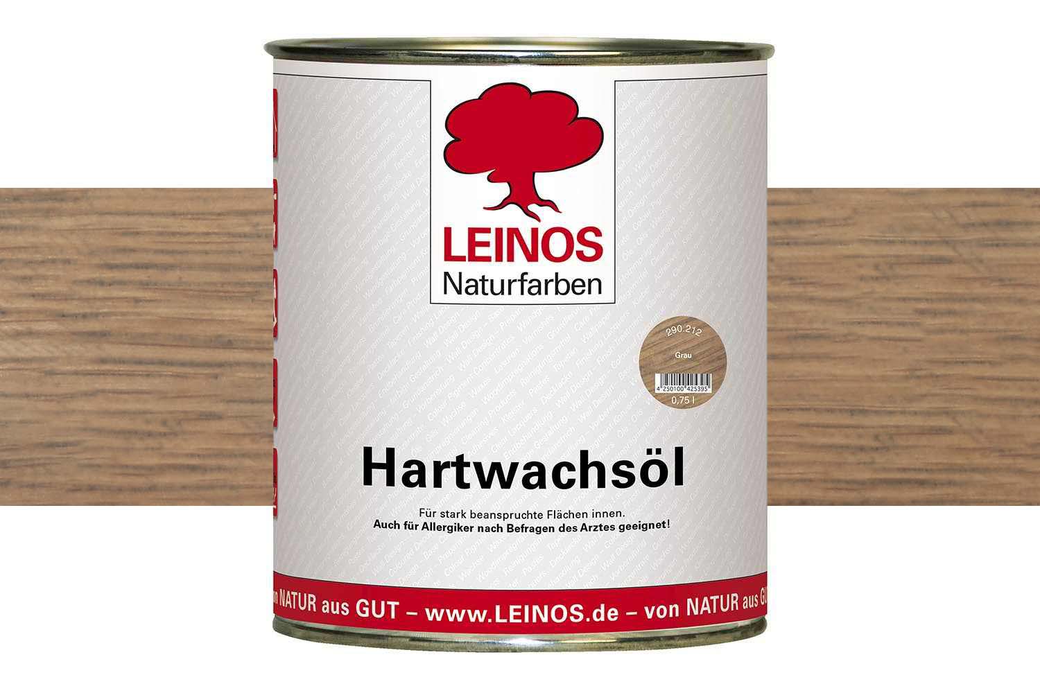 Leinos Hartwachsöl 290 Grau