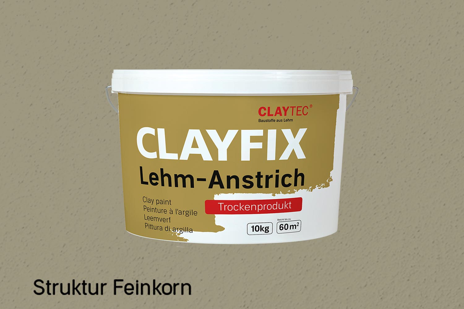 Claytec Clayfix Lehm-Anstrich Feinkorn