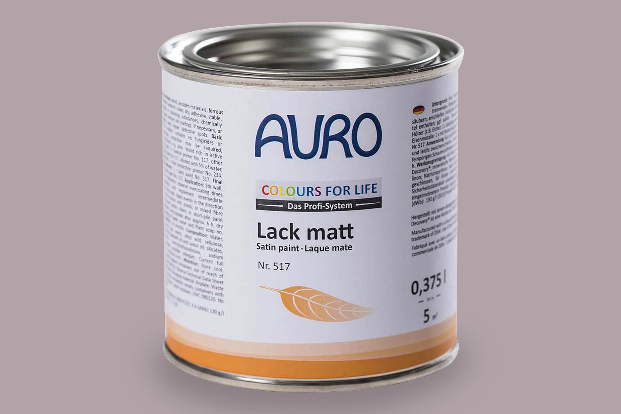 Auro Lack matt Nr. 517 Brauntöne Colours for Life