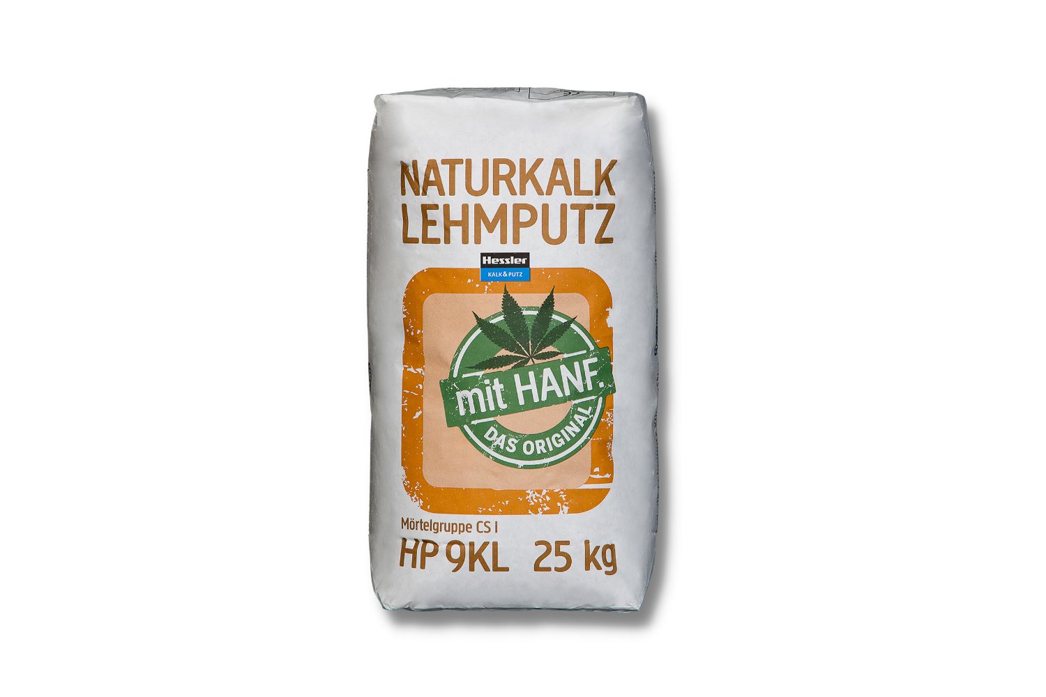 Hessler HP 9KL Naturkalk-Lehm-Grundputz mit Hanf