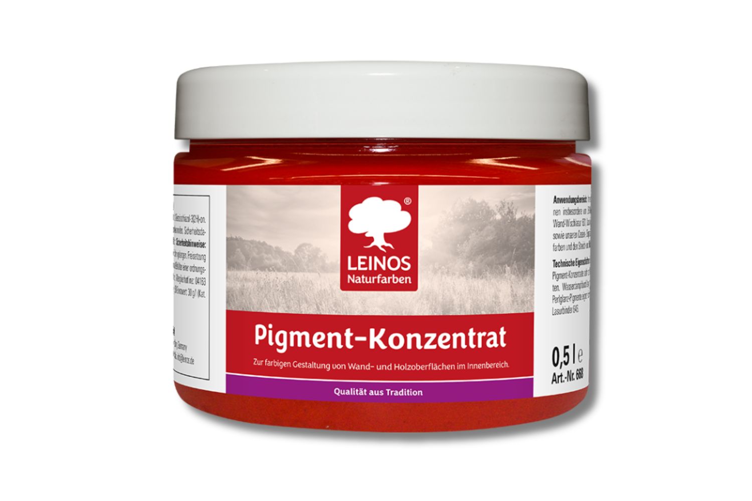 Leinos Pigment-Konzentrat 668 Krapp-Dunkelrot