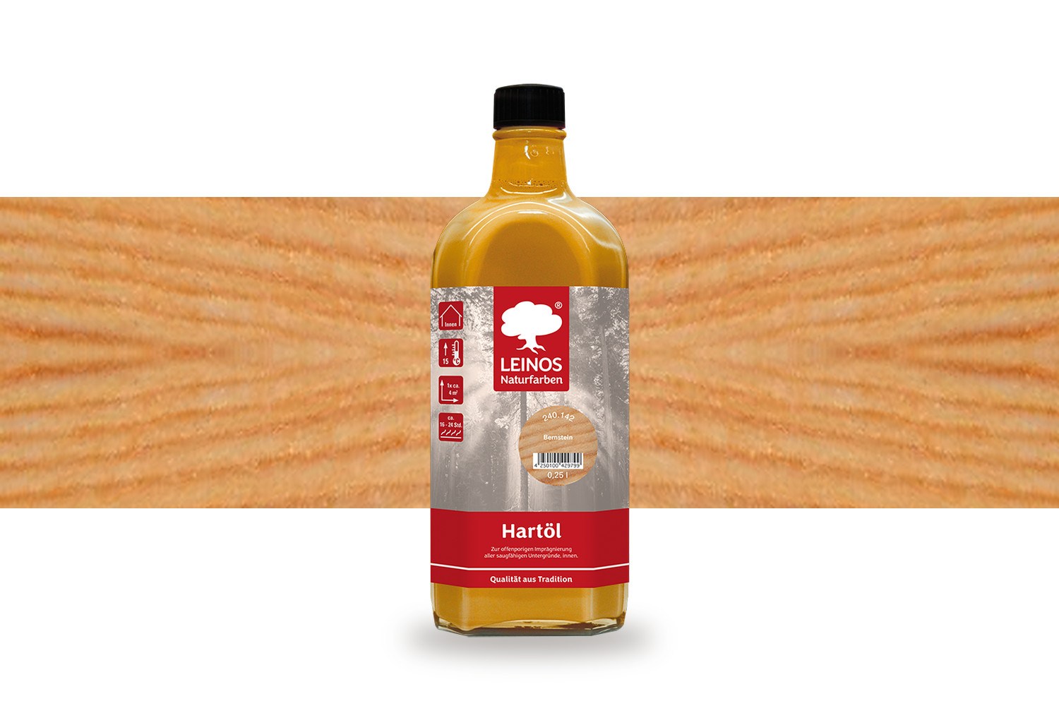 Leinos Hartöl 240 Bernstein