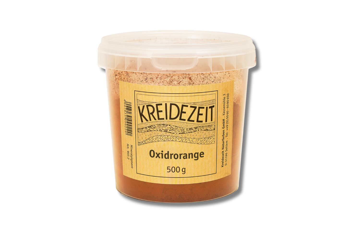 Kreidezeit Pigment Oxidorange