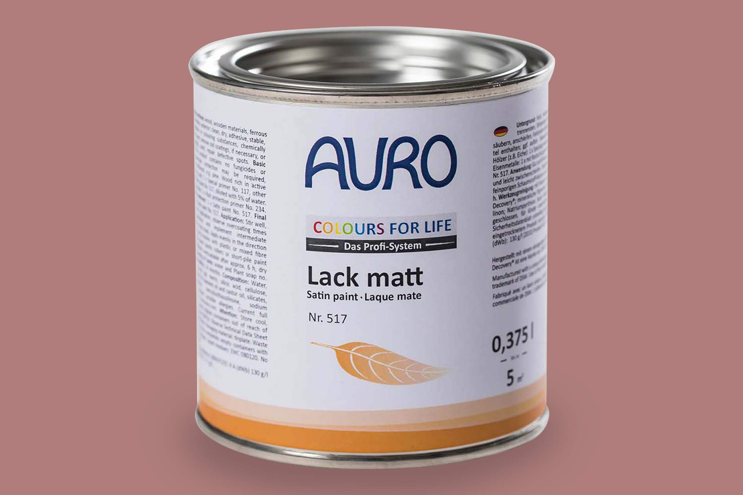 Auro Lack matt Nr. 517 Rottöne Colours for Life