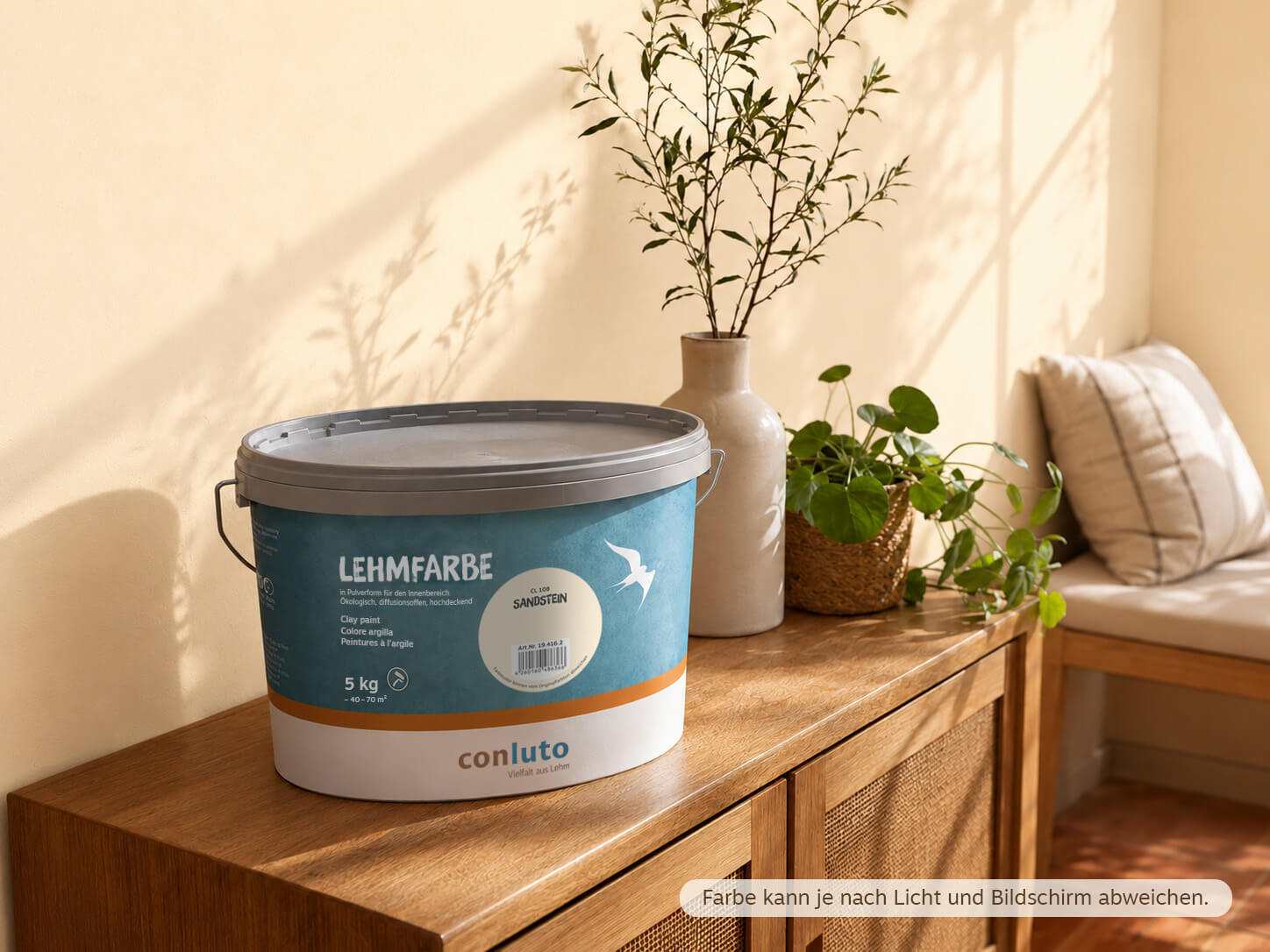 conluto Lehmfarbe Sandstein