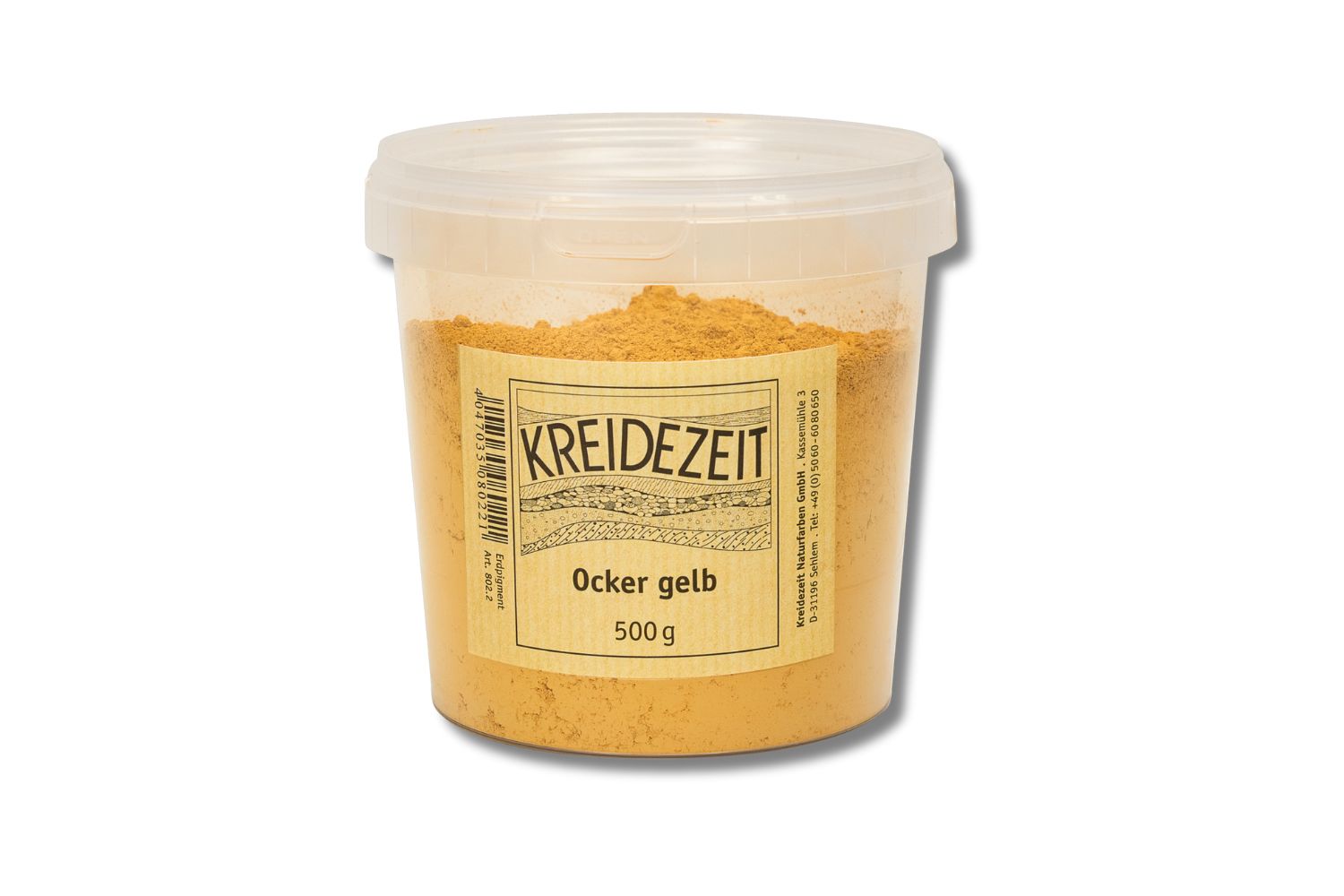 Kreidezeit Pigment Ocker gelb