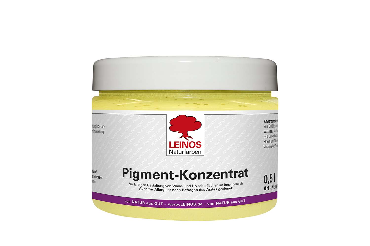 Leinos Pigment-Konzentrat 668 Sonnen-Gelb