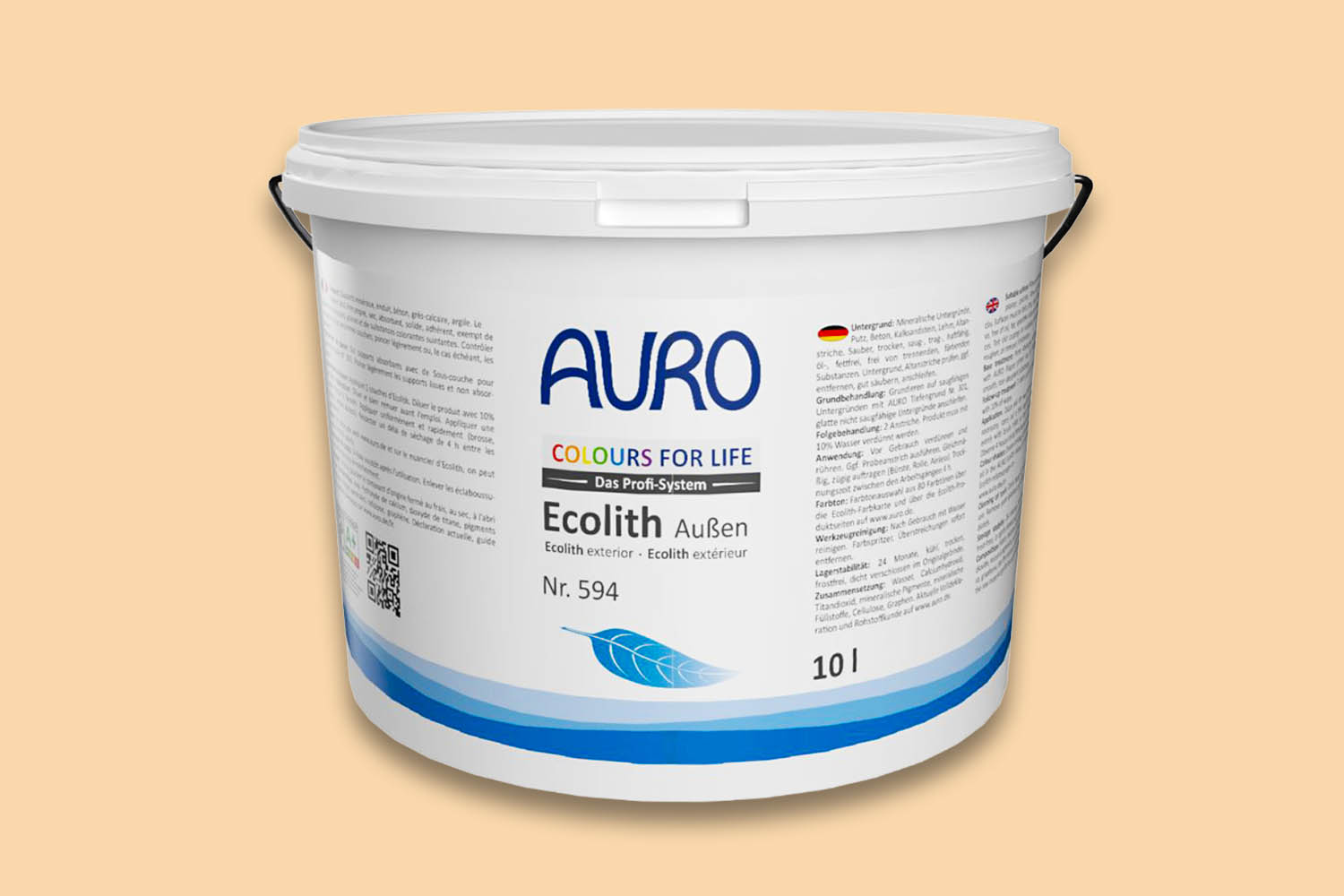 Auro Ecolith Außen Nr. 594 bright mandarine 20