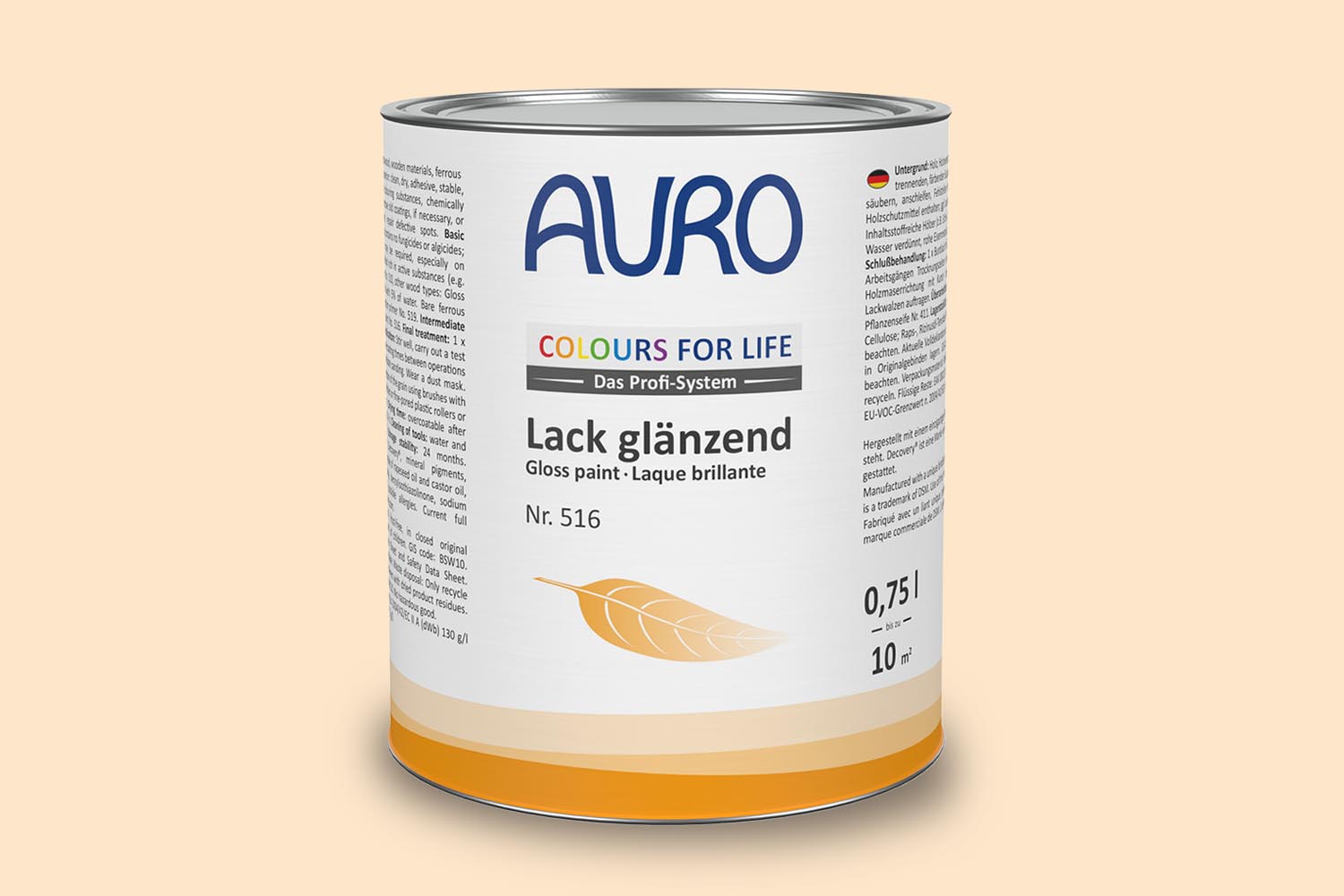 Auro Lack glänzend Nr. 516 Orangetöne Colours for Life