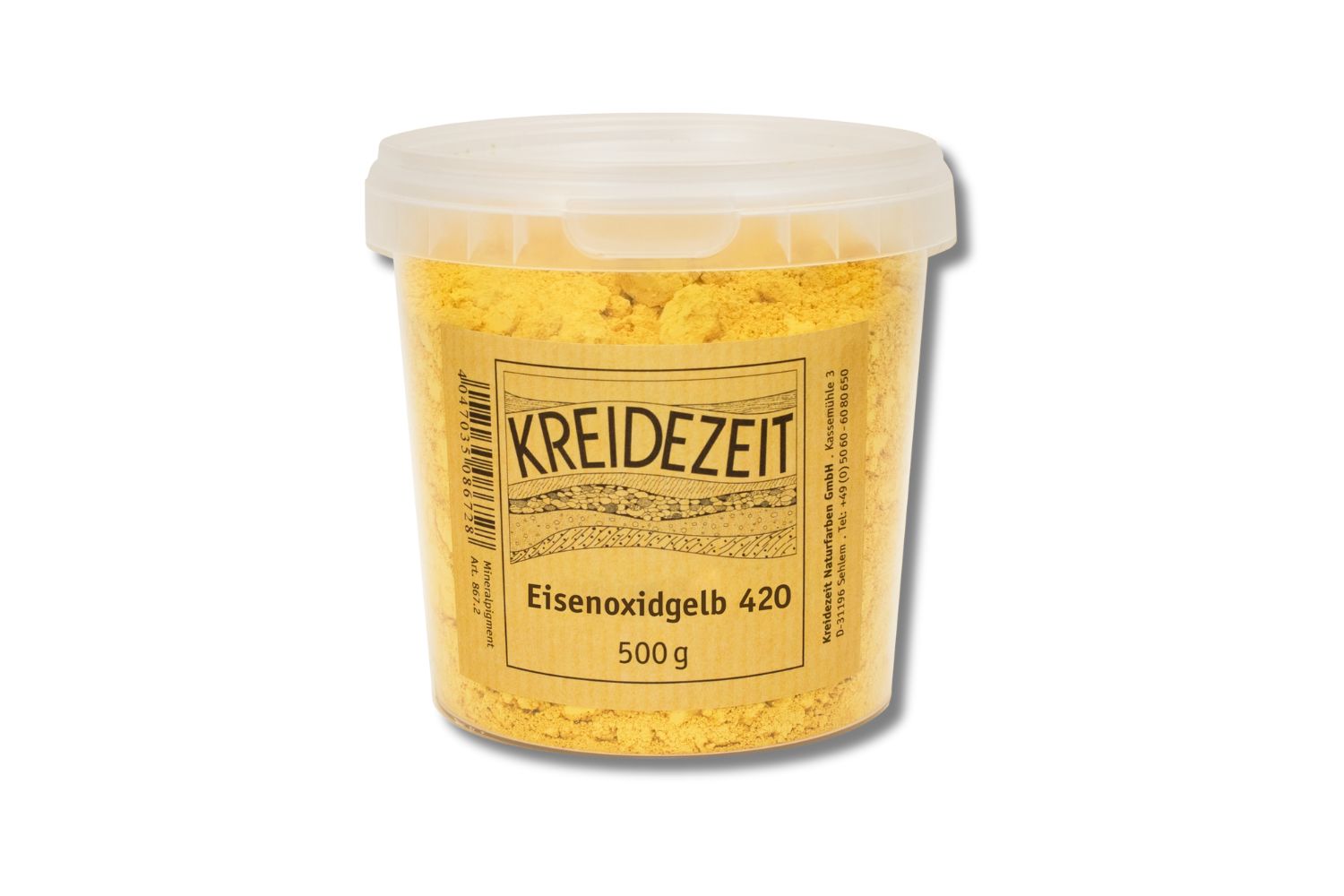 Kreidezeit Pigment Eisenoxidgelb 420