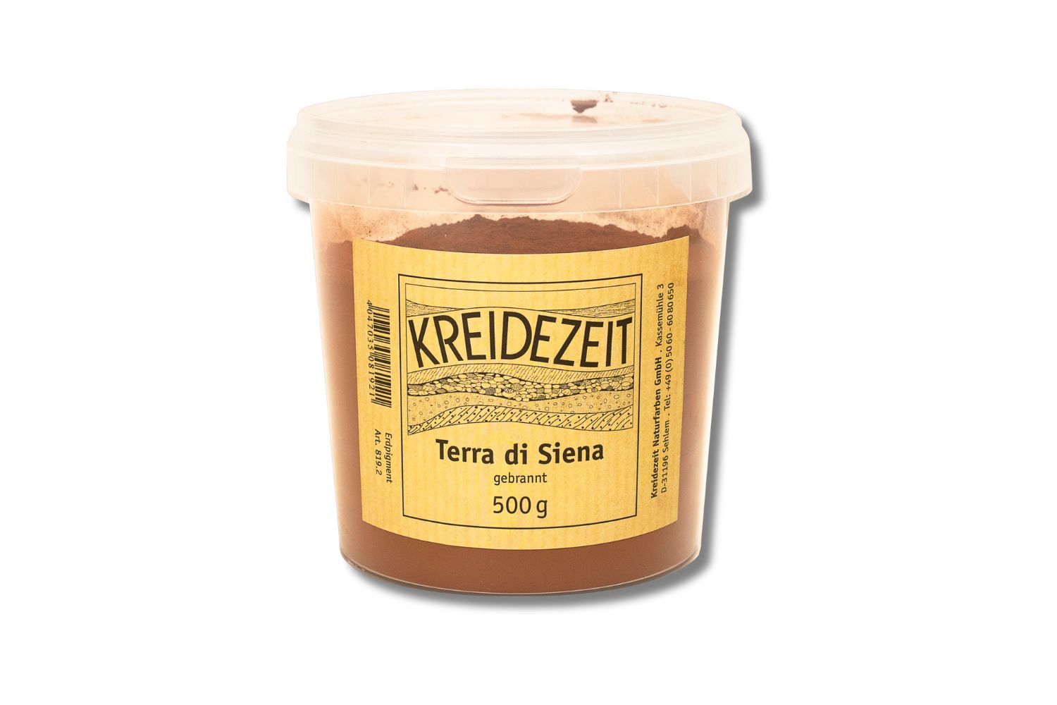 Kreidezeit Pigment Terra di Siena gebrannt