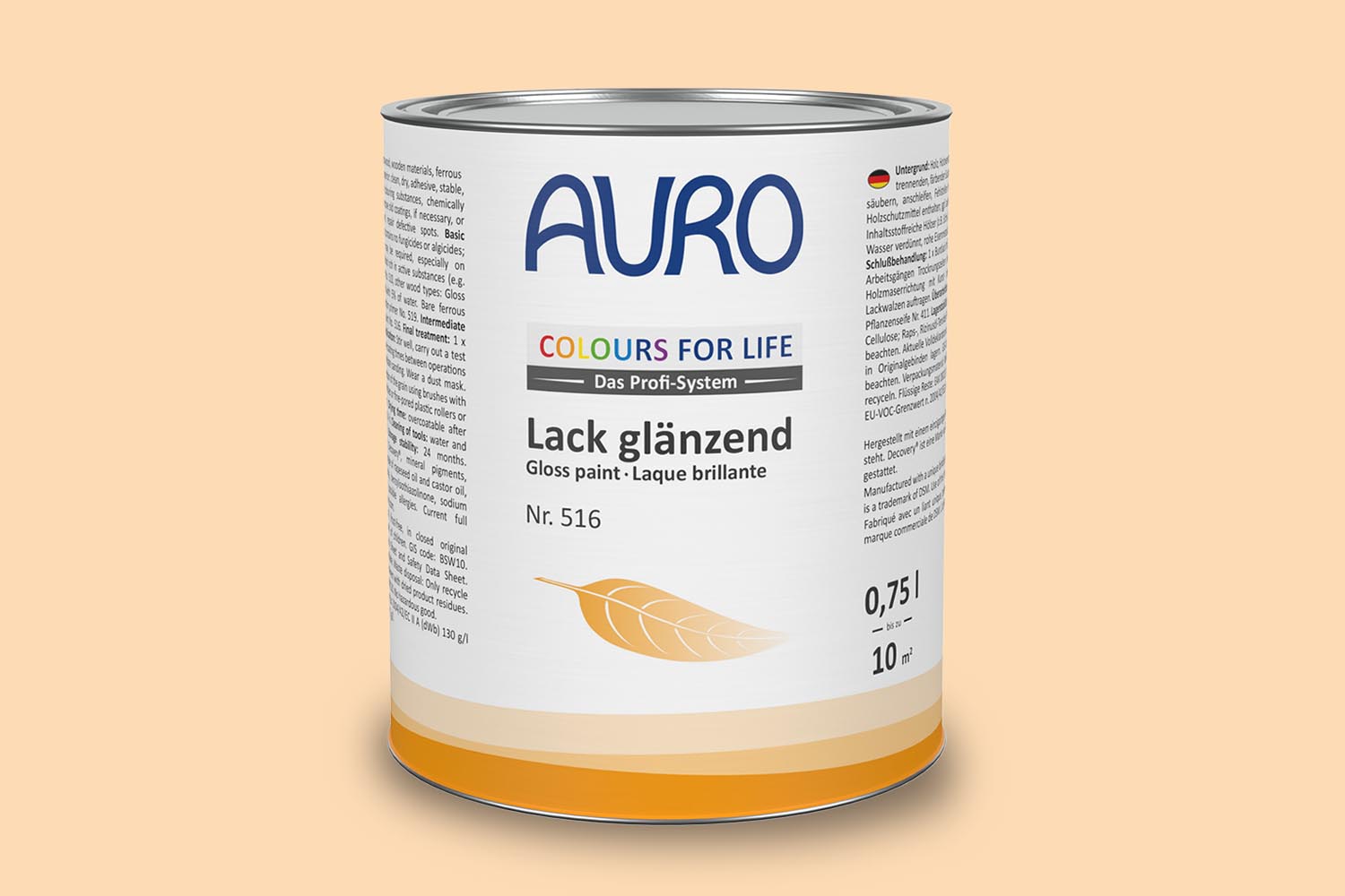Auro Lack glänzend Nr. 516 Orangetöne Colours for Life