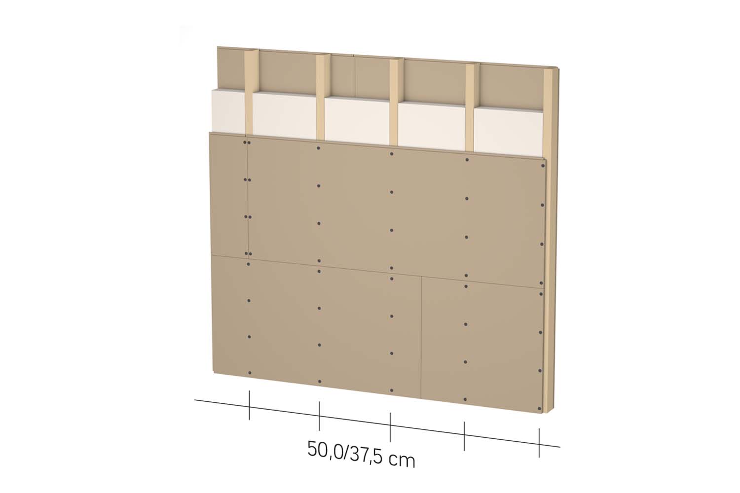 Claytec Lehmbauplatte D=20mm 0,625 × 1,50 m