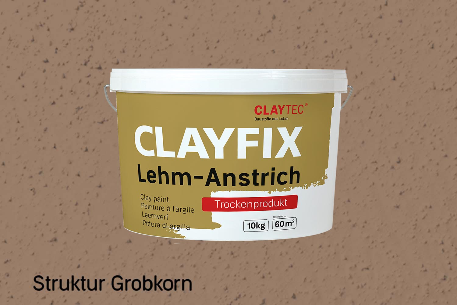 Claytec Clayfix Lehm-Anstrich Grobkorn