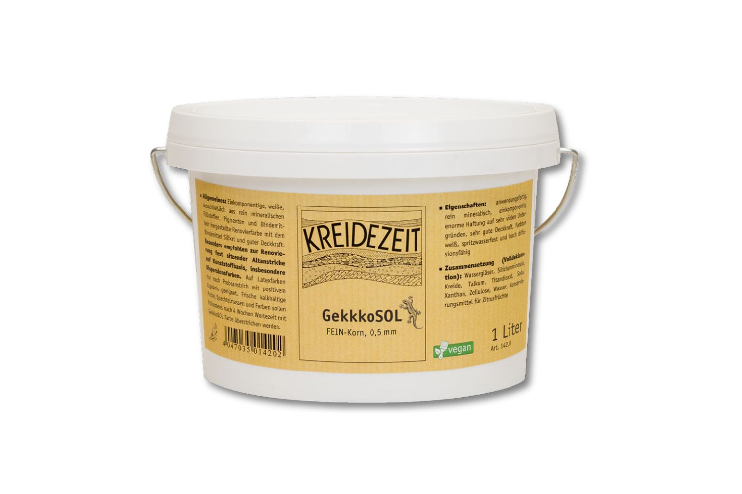 Kreidezeit GekkkoSOL Fein-Korn 1 Liter