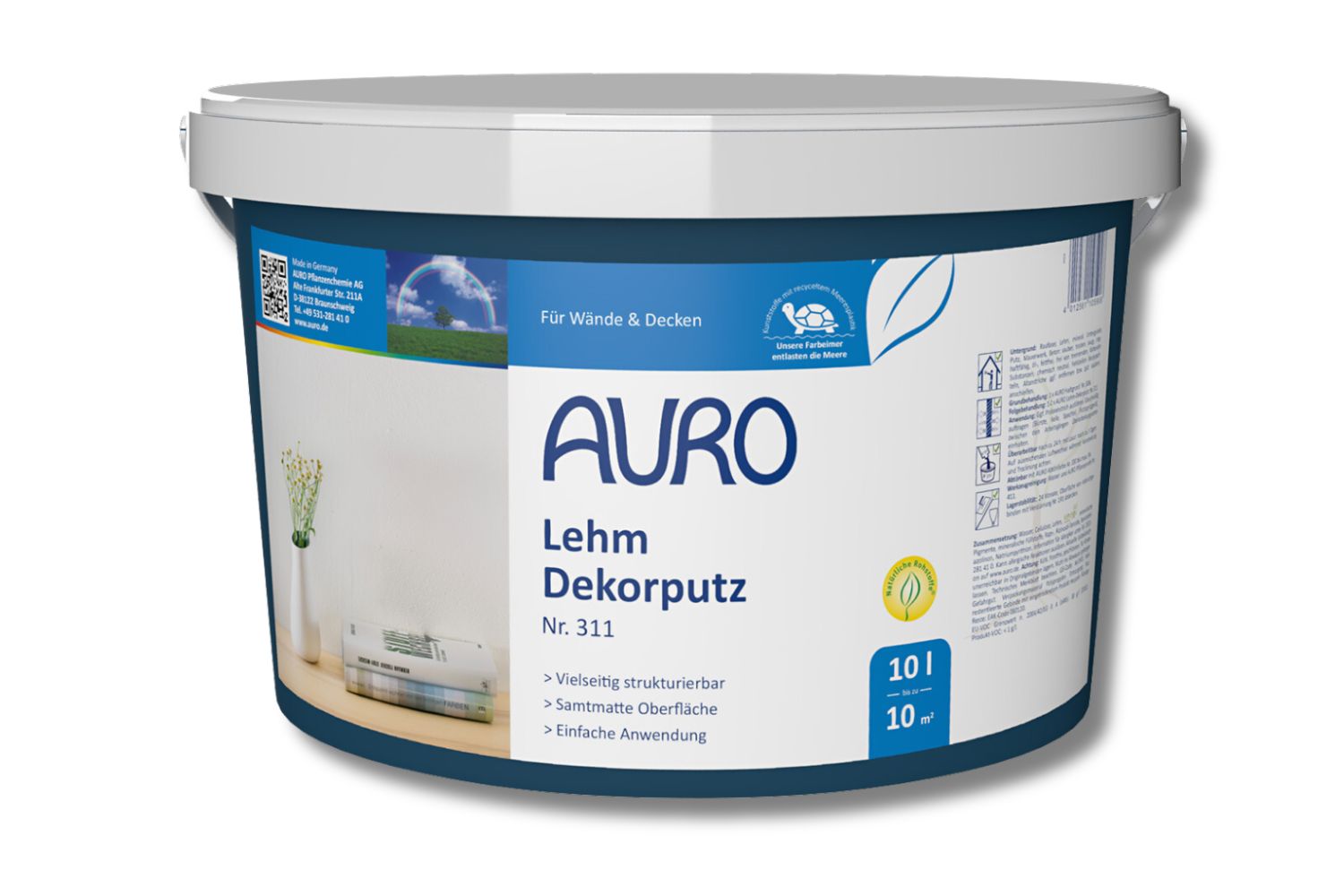 Auro Lehm-Dekorputz Nr. 311