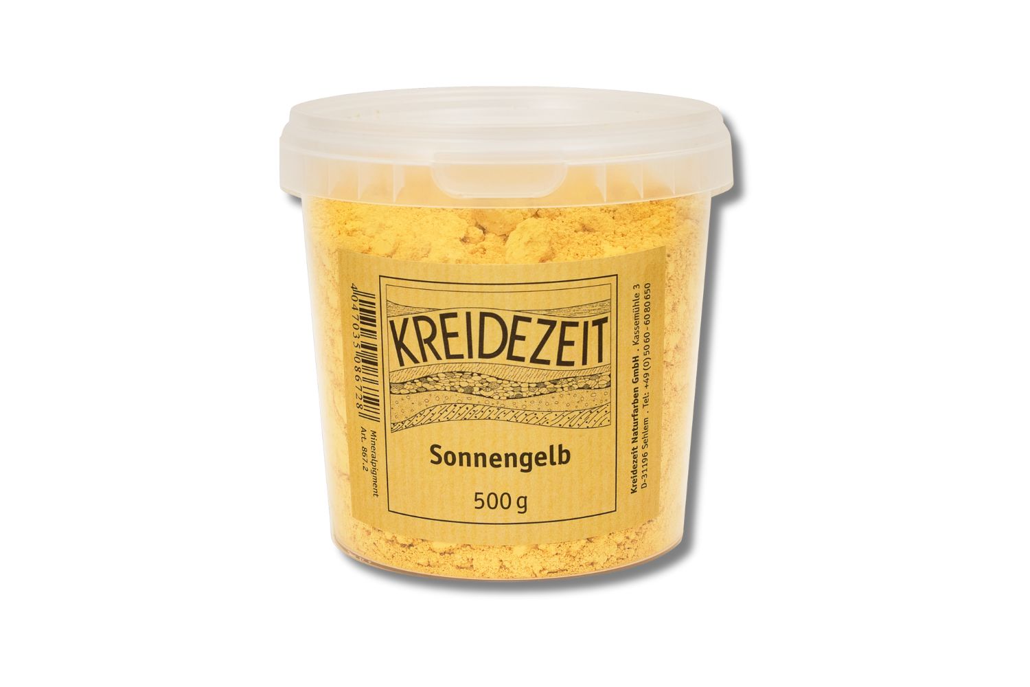 Kreidezeit Pigment Sonnengelb