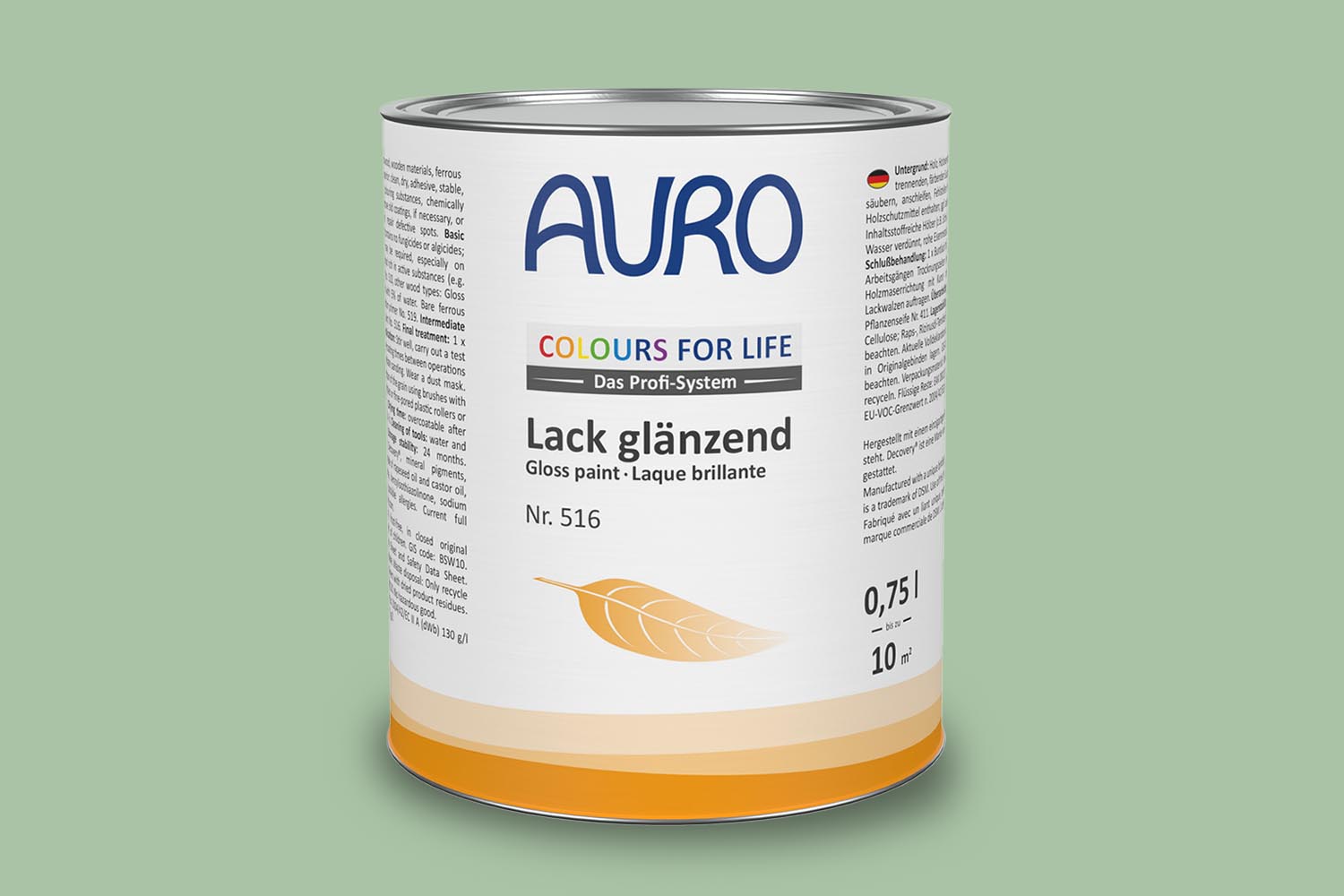 Auro Lack glänzend Nr. 516 Grüntöne Colours for Life