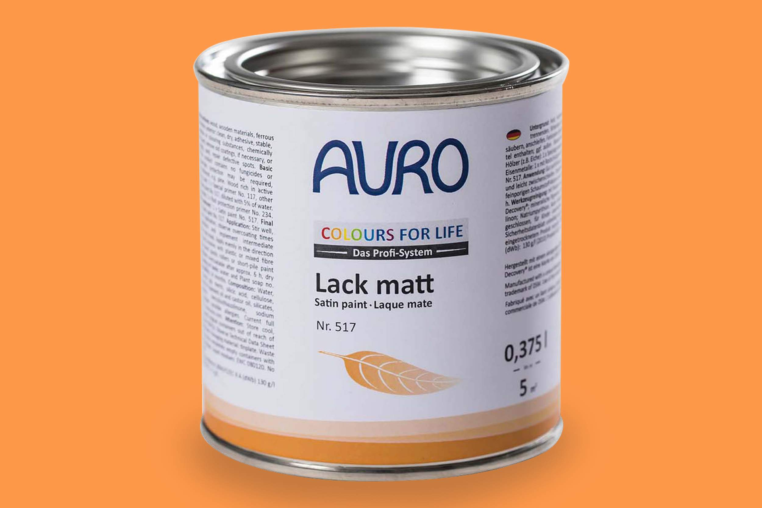 Auro Lack matt Nr. 517 Orangetöne Colours for Life