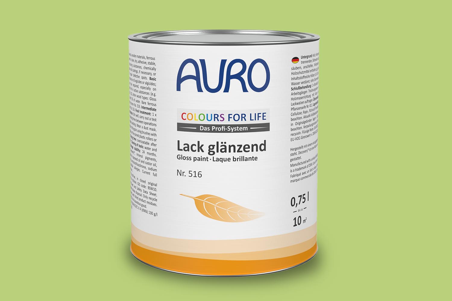 Auro Lack glänzend Nr. 516 Grüntöne Colours for Life