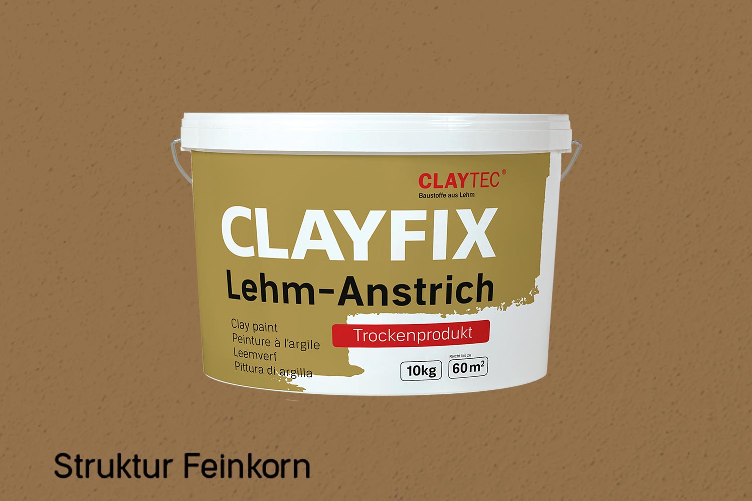 Claytec Clayfix Lehm-Anstrich Feinkorn