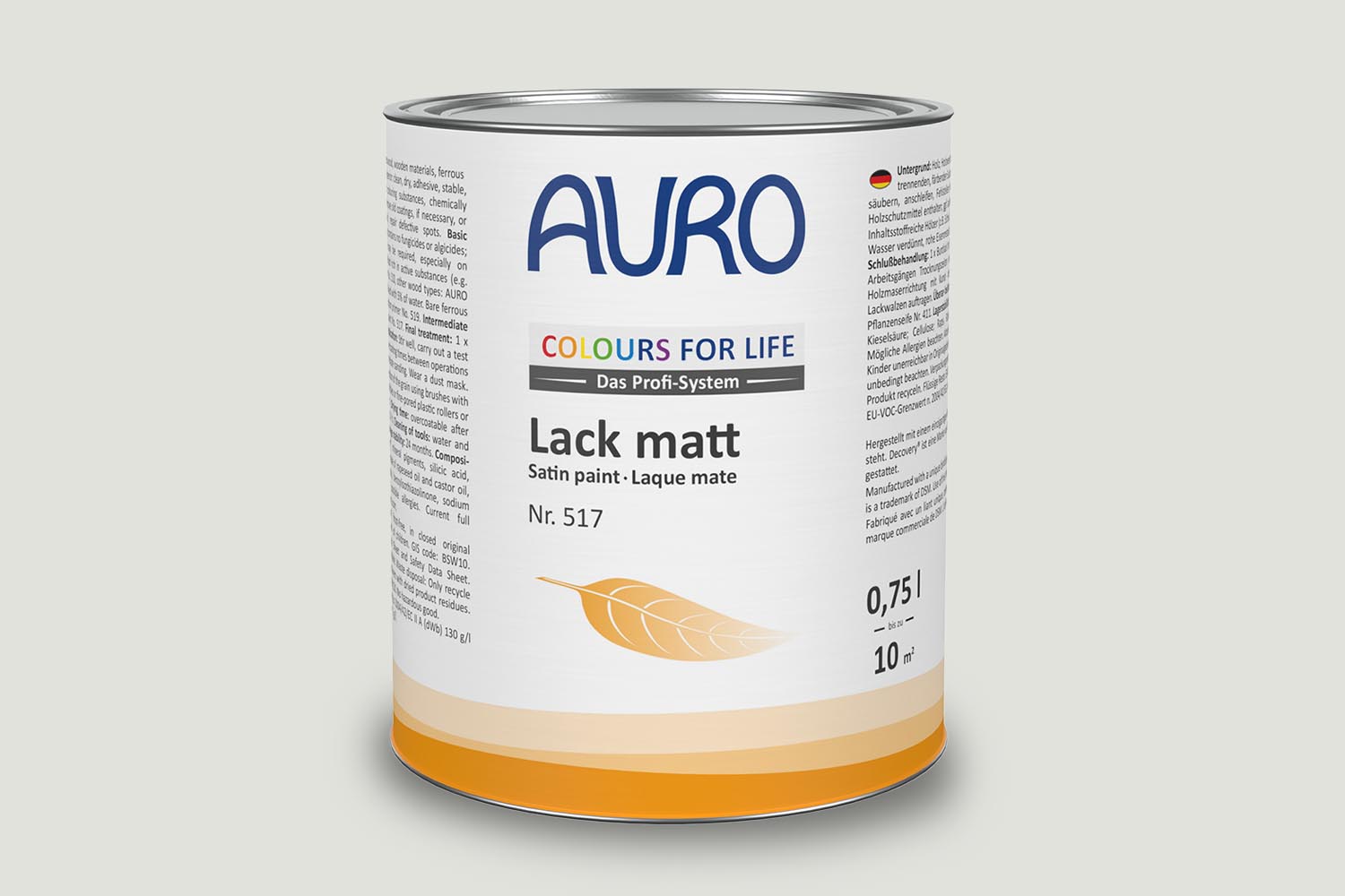 Auro Lack matt Nr. 517 light taupe Colours for Life