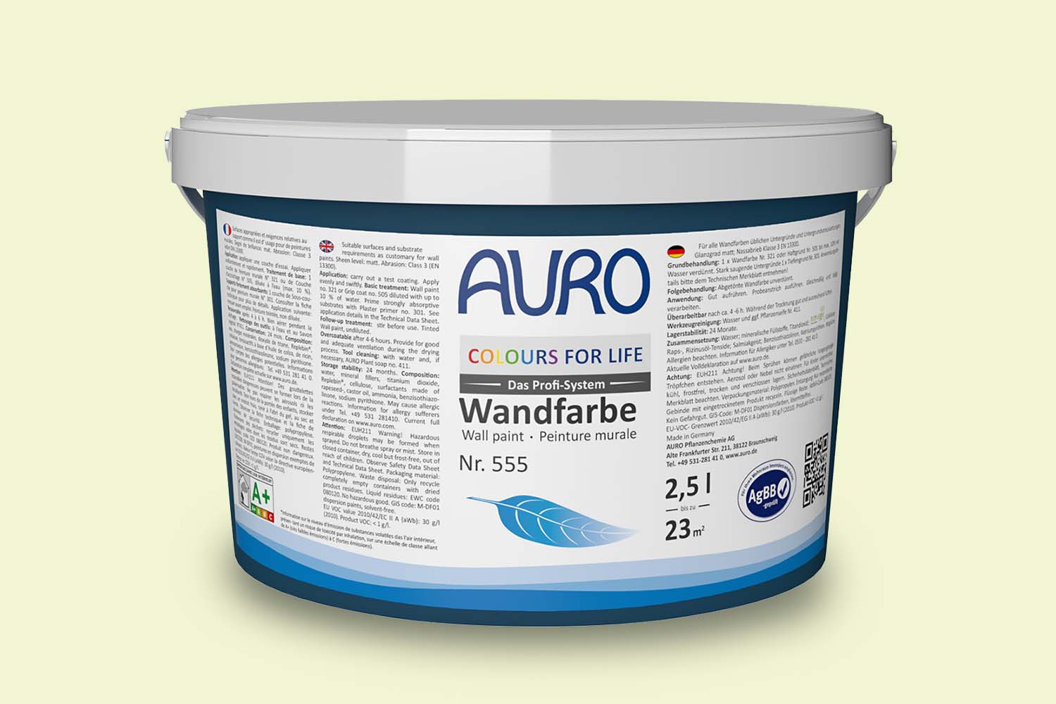 Auro Wand- und Deckenfarbe Nr. 555 Soft Tones Colours For Life