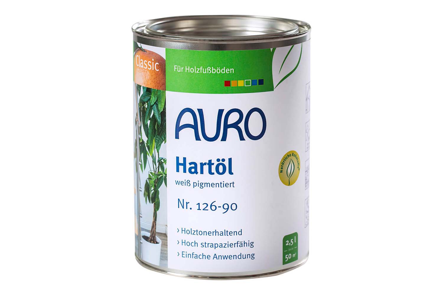 Auro Hartöl Nr. 126 - Weiß pigmentiert