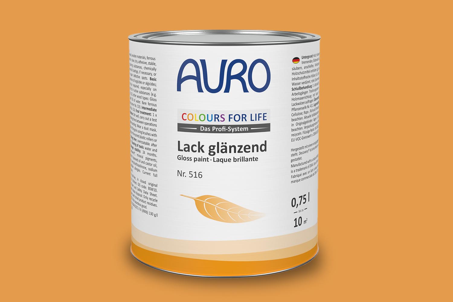 Auro Lack glänzend Nr. 516 Orangetöne Colours for Life