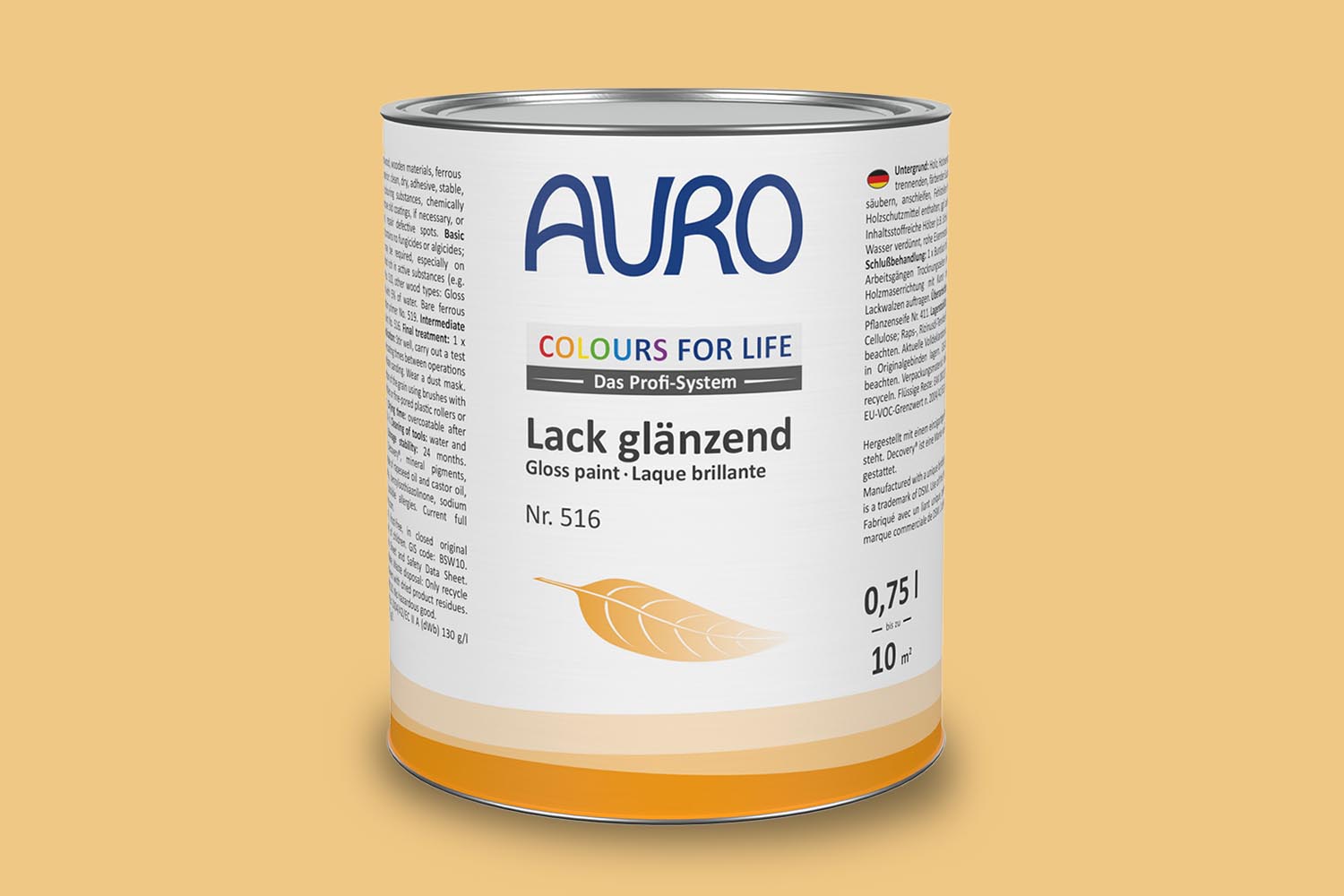 Auro Lack glänzend Nr. 516 Gelbtöne Colours for Life