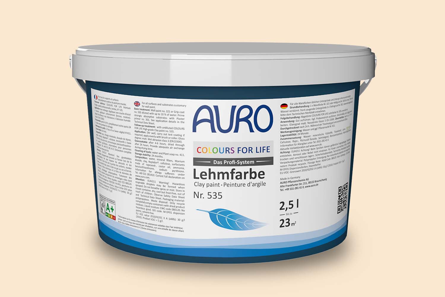 Auro Profi-Lehmfarbe Nr. 535 starflower Colours For Life