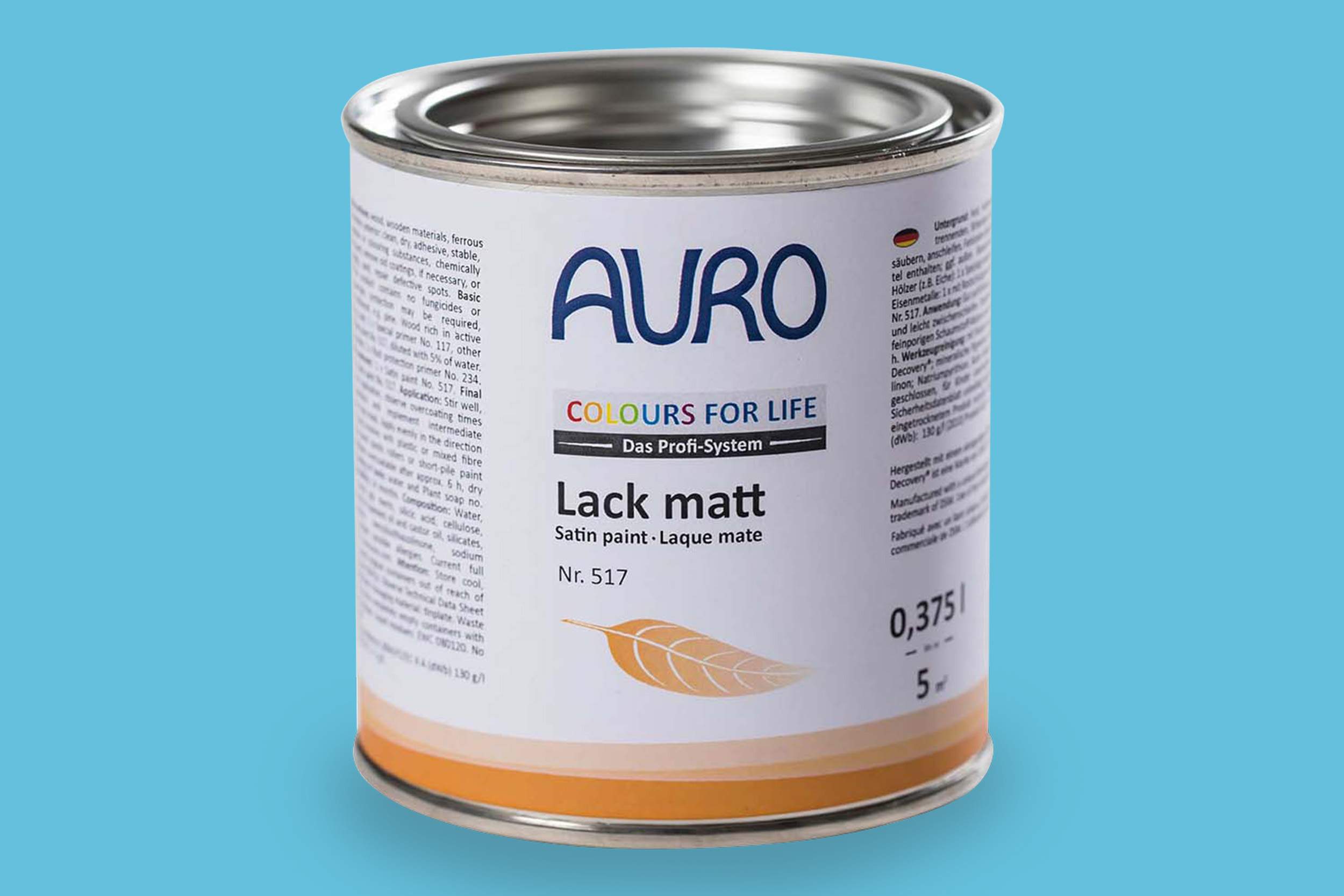 Auro Lack matt Nr. 517 Blautöne Colours for Life