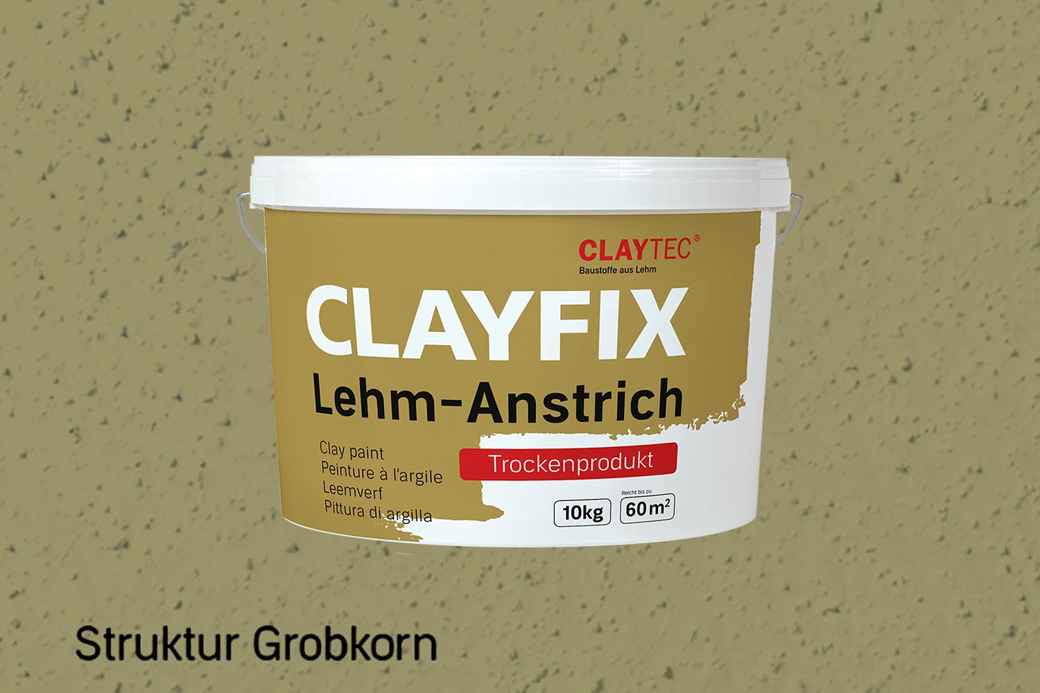 Claytec Clayfix Lehm-Anstrich Grobkorn