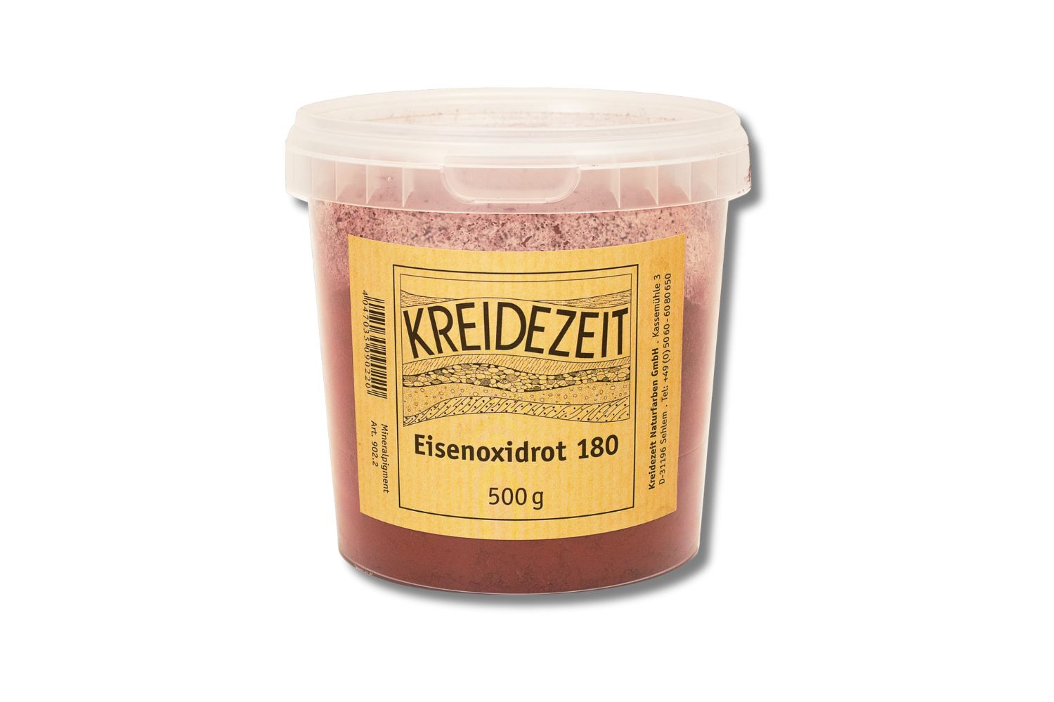 Kreidezeit Pigment Eisenoxidrot 180
