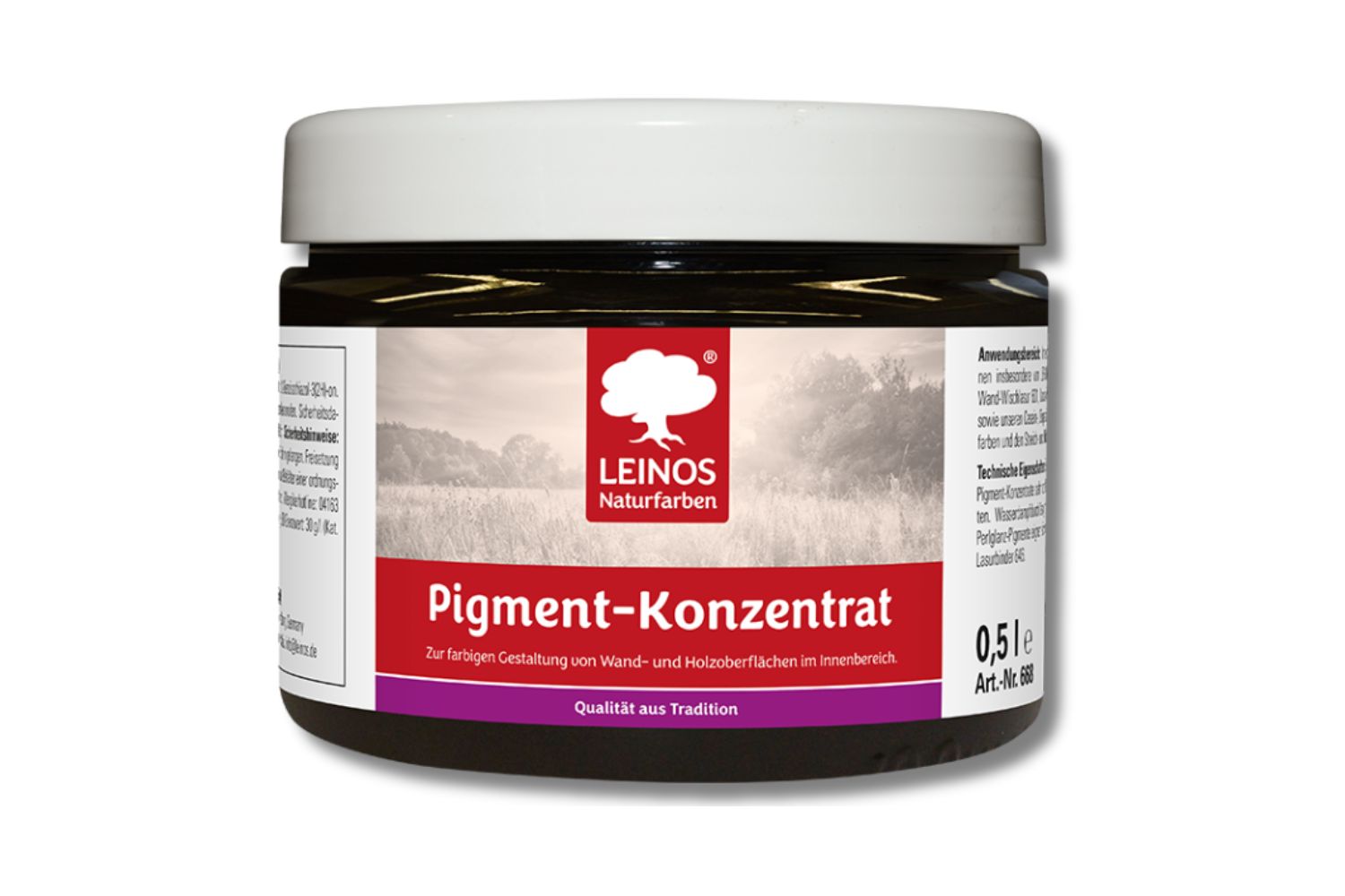 Leinos Pigment-Konzentrat 668 Ebenholz-Schwarz