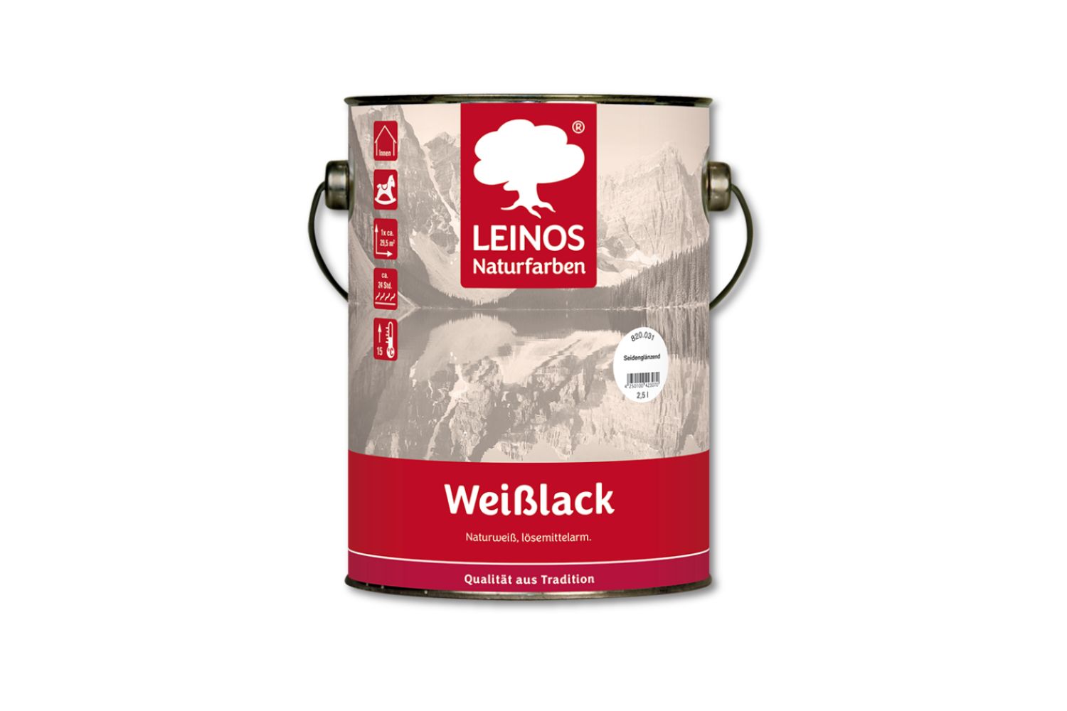 Leinos Weißlack 820 Glänzend