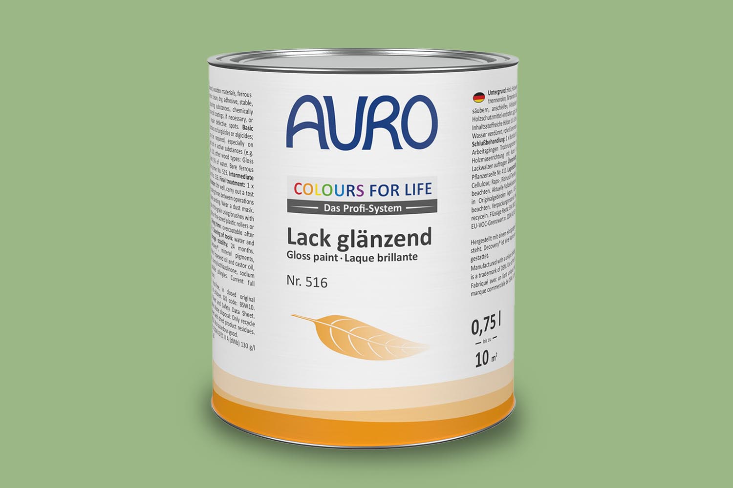 Auro Lack glänzend Nr. 516 Grüntöne Colours for Life