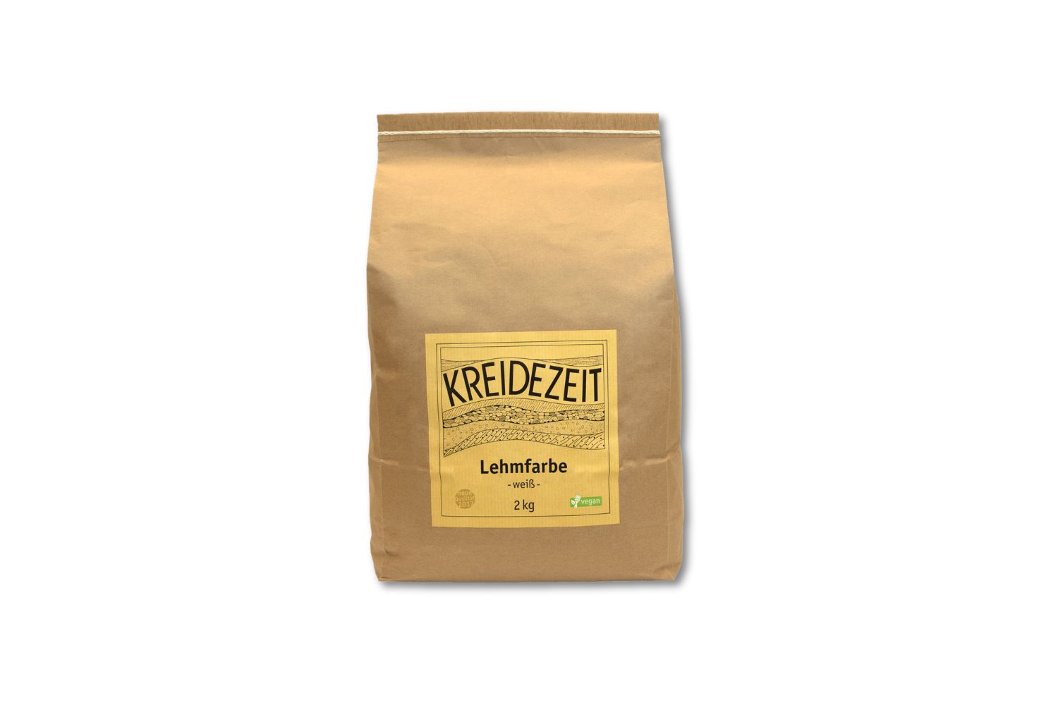 Kreidezeit Lehmfarbe weiß 2kg