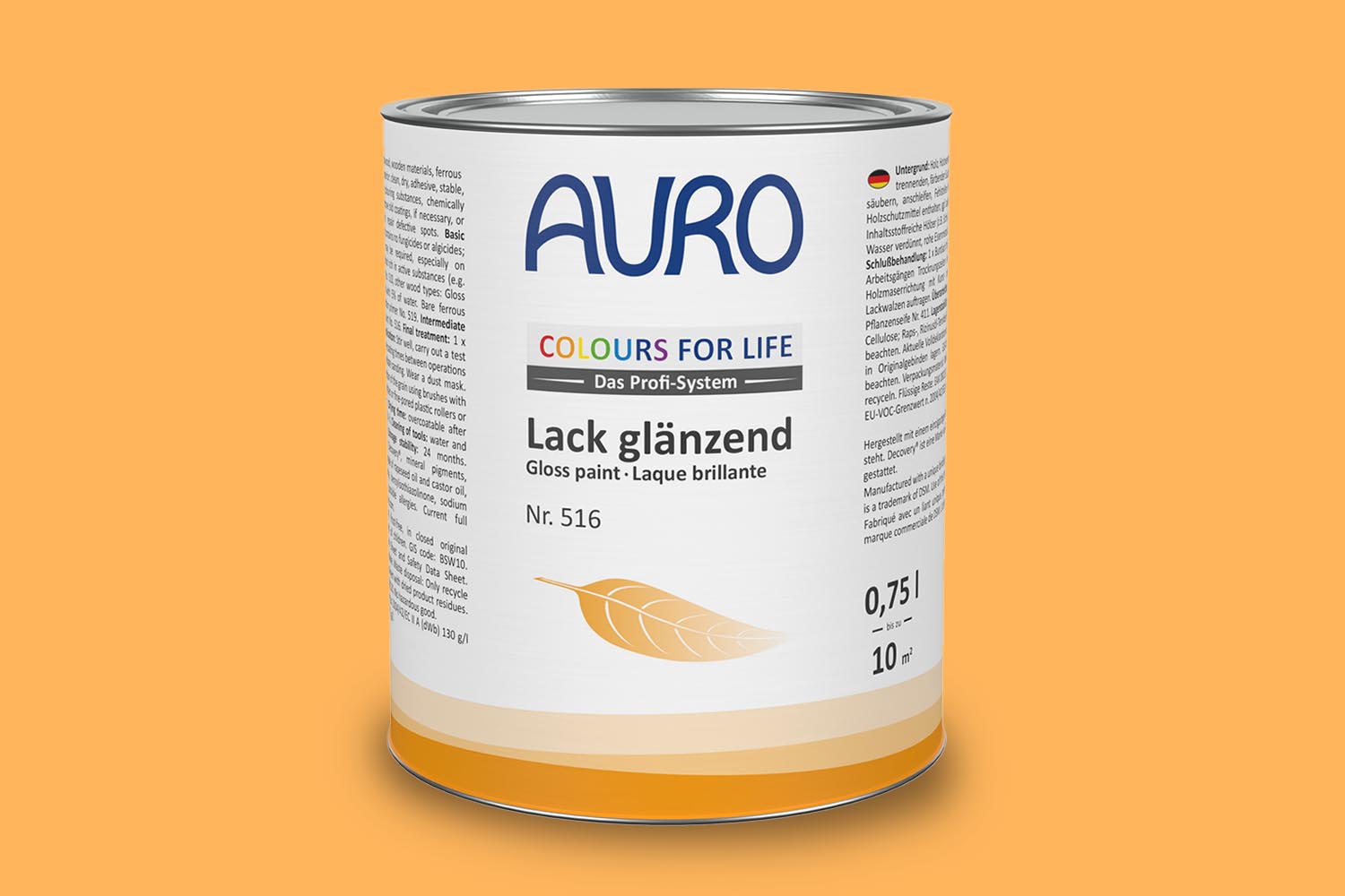 Auro Lack glänzend Nr. 516 Orangetöne Colours for Life