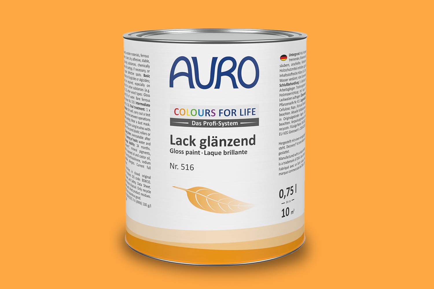 Auro Lack glänzend Nr. 516 Orangetöne Colours for Life