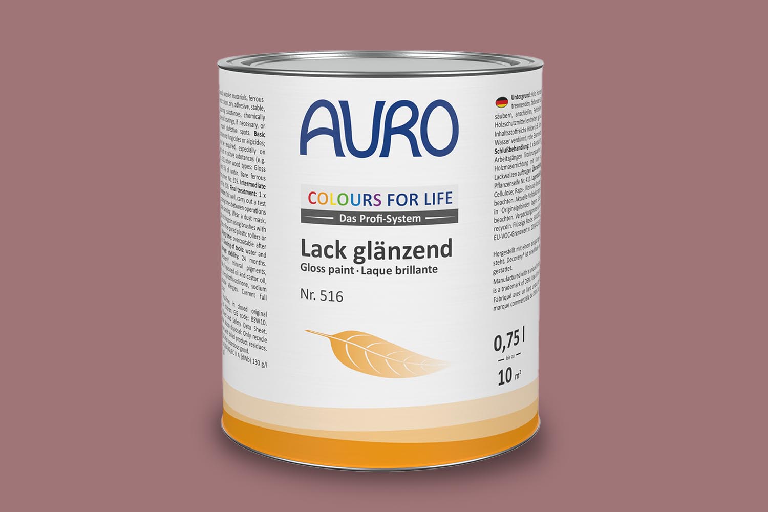 Auro Lack glänzend Nr. 516 Rottöne Colours for Life