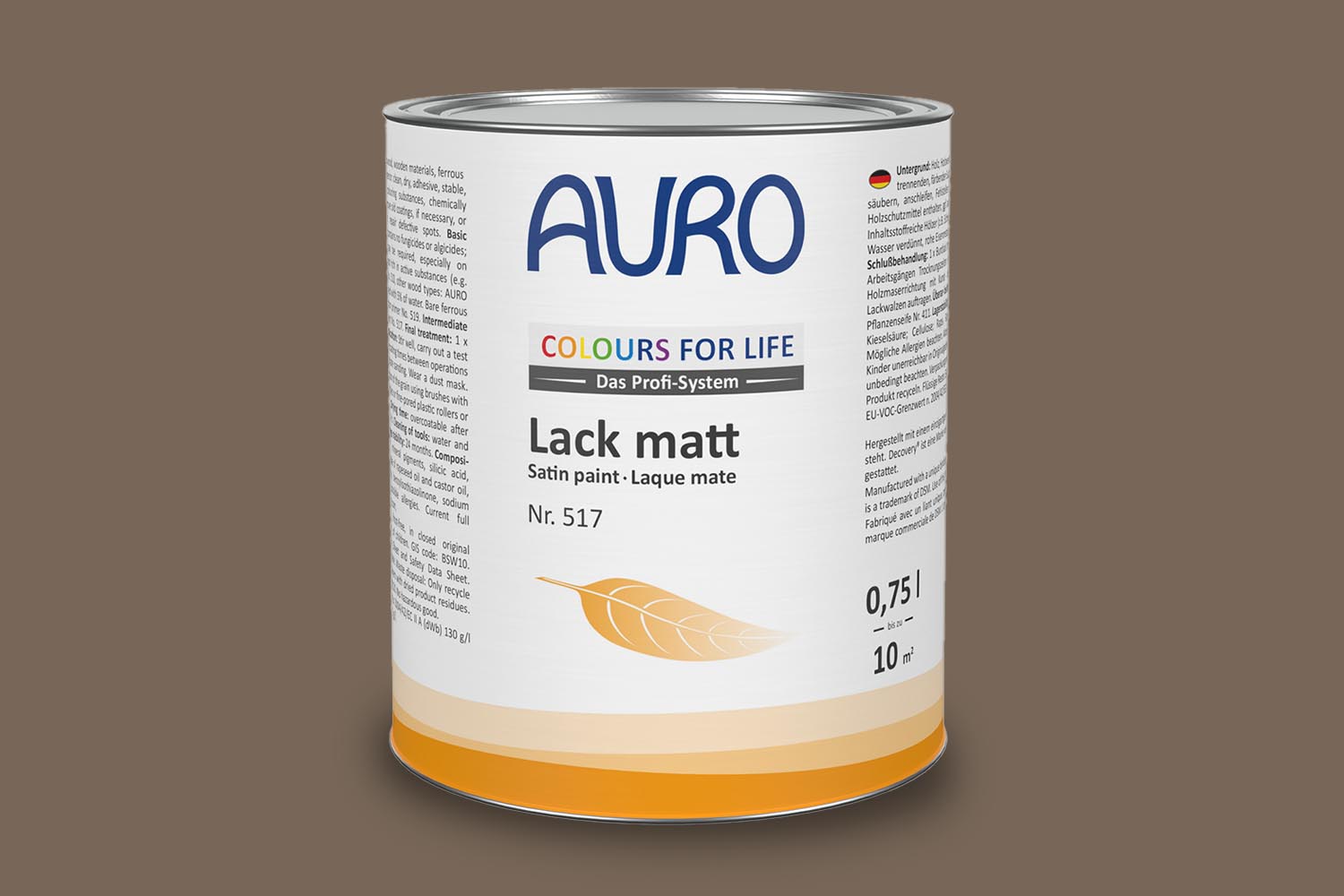 Auro Lack matt Nr. 517 Brauntöne Colours for Life