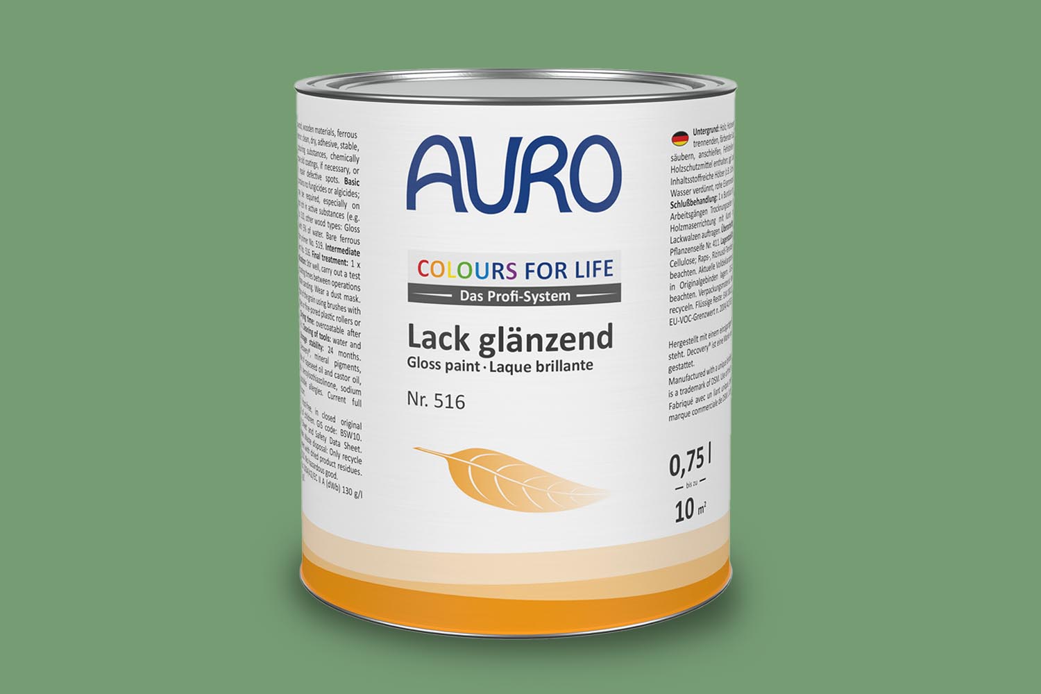 Auro Lack glänzend Nr. 516 Grüntöne Colours for Life