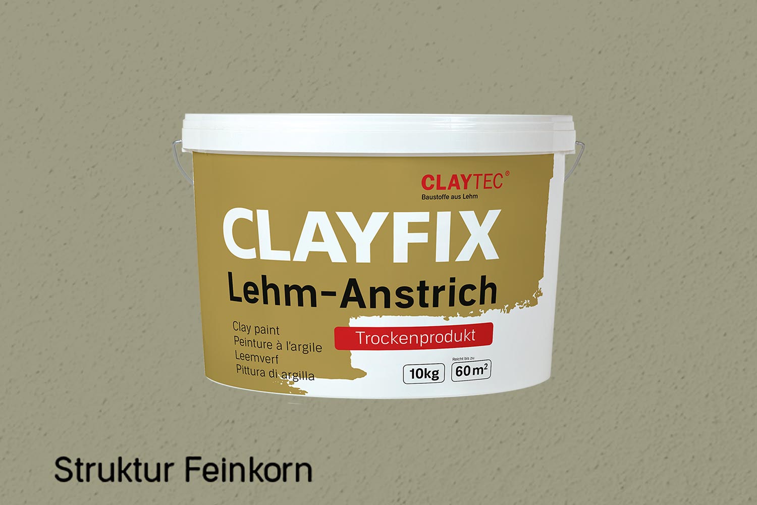 Claytec Clayfix Lehm-Anstrich Feinkorn