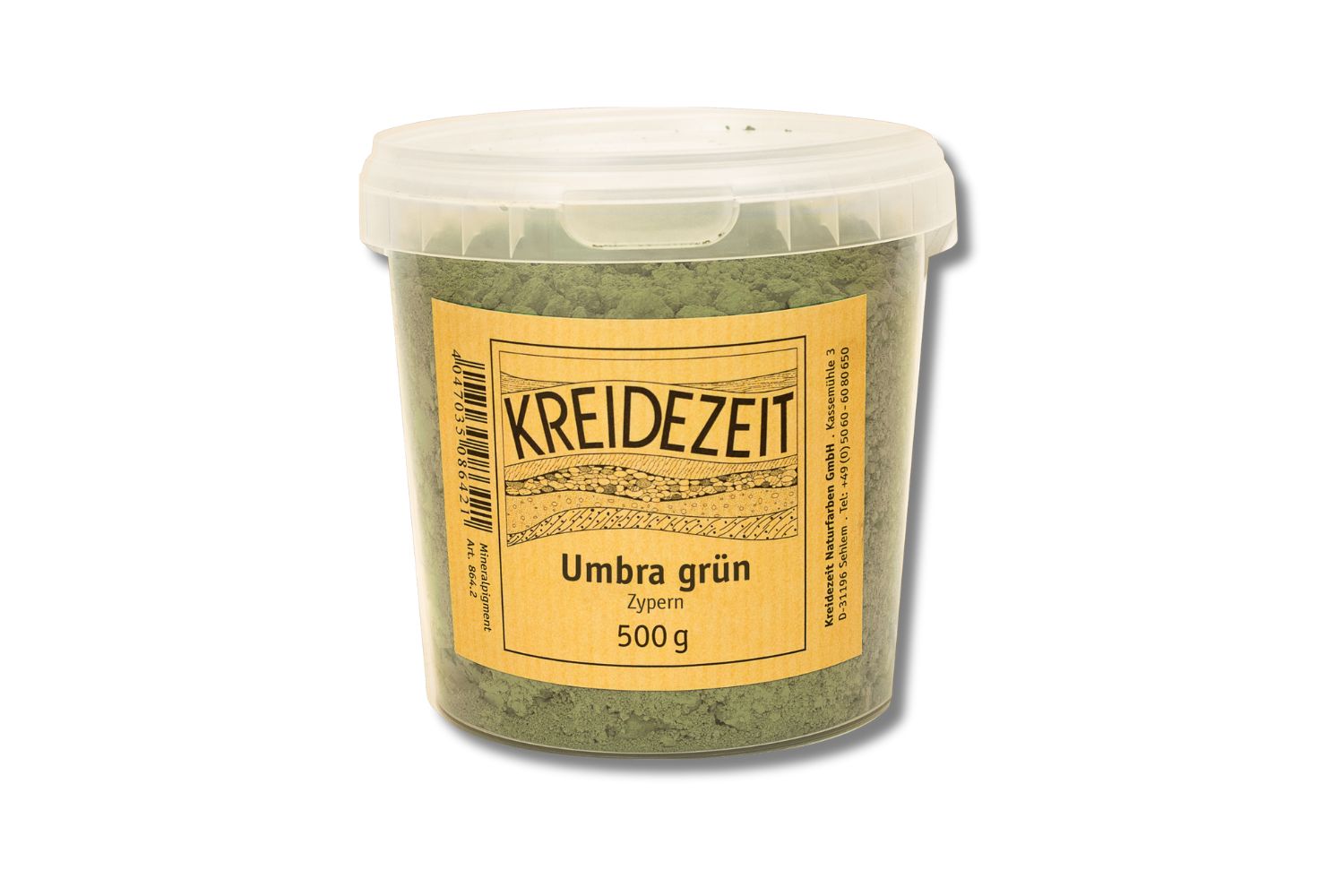 Kreidezeit Pigment Umbra grünlich dunkel